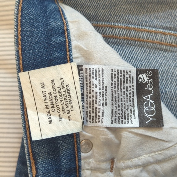 Sz30 YOGA Jeans | Emily Slim High Rise |  Medium Blue Denim | EUC - Picture 9 of 9